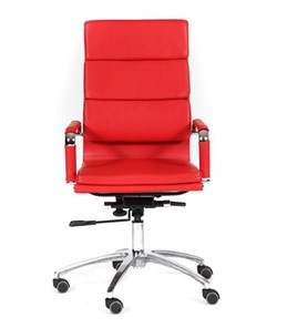 Офисное кресло CHAIRMAN 750 экокожа красная в Петропавловске-Камчатском - предосмотр 1